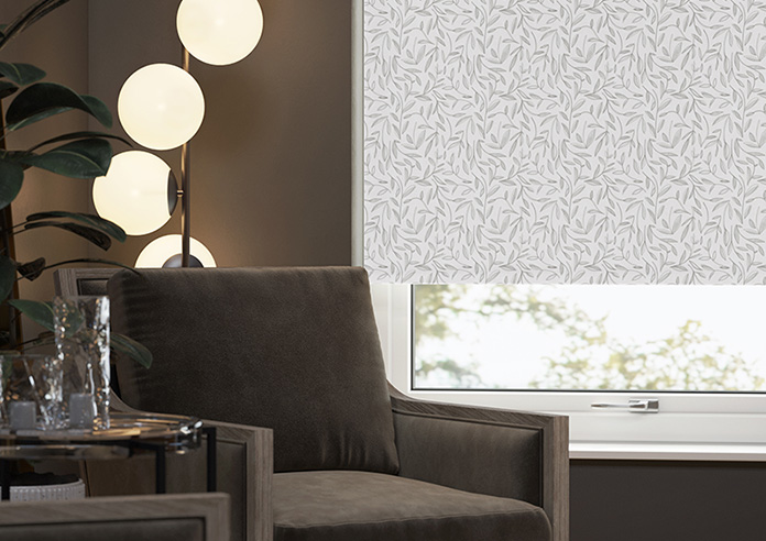 Winding Leaves, Grigio - Roller Blind - Image 5